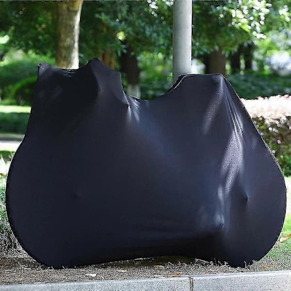 Pyöränsuoja 1 pyörälle Vedenpitävä Pöly Sade UV-suoja Polyesteri Spandex Ulkokäyttöön Maasto- ja Maantiepyörille Musta