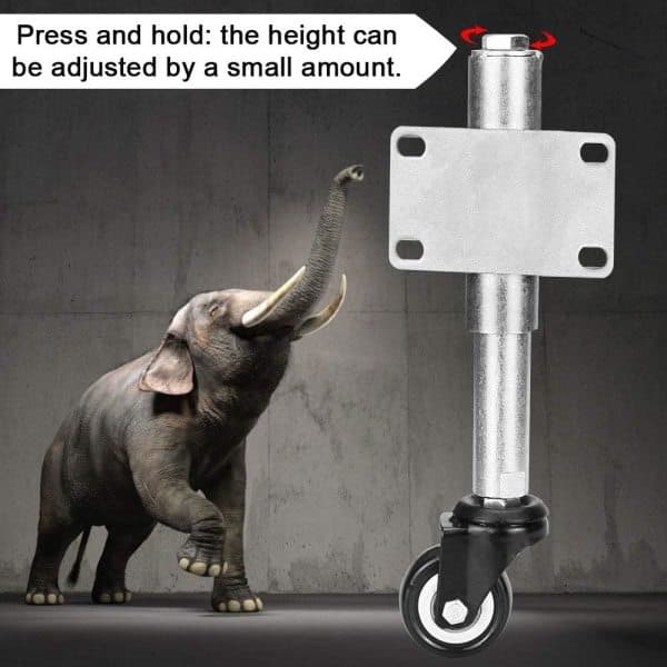 Gate Wheel, Swivel Caster, Gate Stem Wheel, 2 Inch PU Gate Wheel