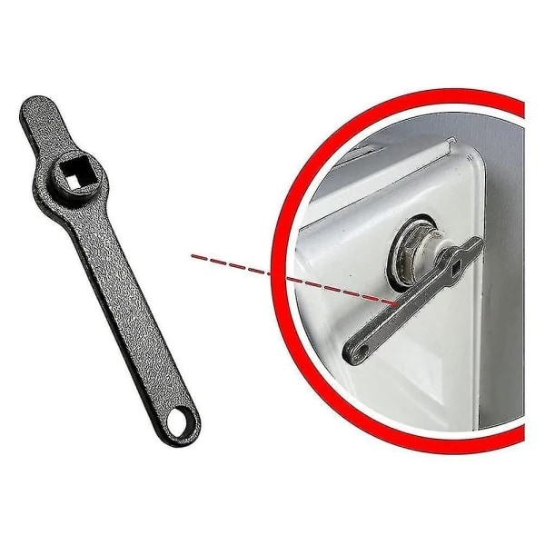 Udluftningsnøgle, varmeventilnøgle, firkantnøgle, radiatorventilgreb
