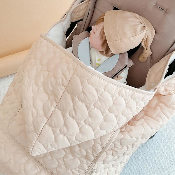 TS-Höst Vinter Baby Cape Baby Barnvagnsfilt Tecknad Förtjockad Varm Babyfilt Barnvagns Sömn