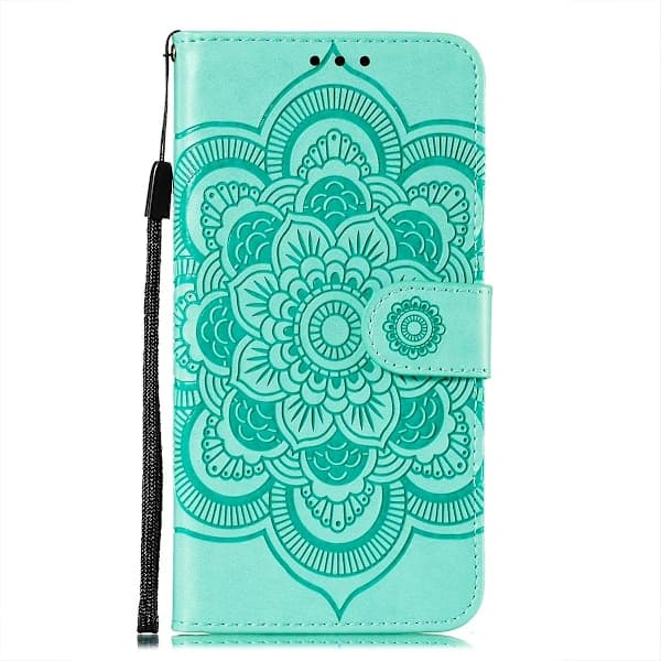 Mandala-nahkainen puhelinkotelo iPhone 15 Prolle