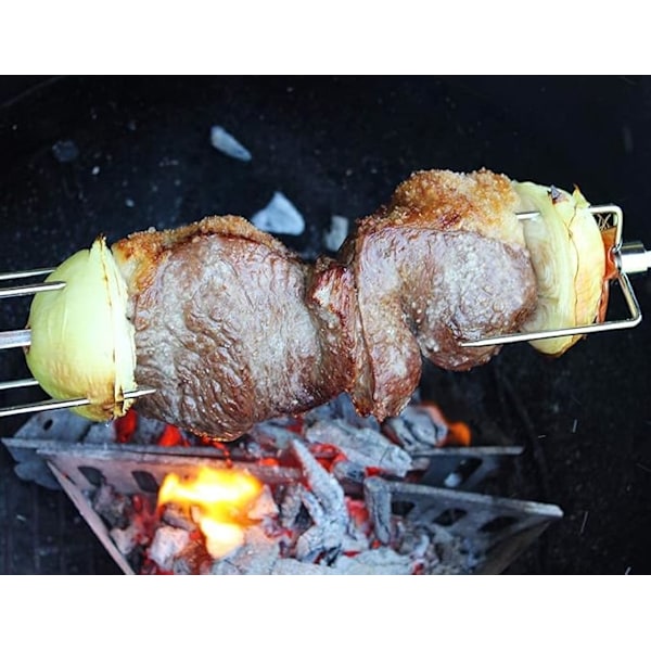 BBQ-gaffelkedja med skruvar 2-pack