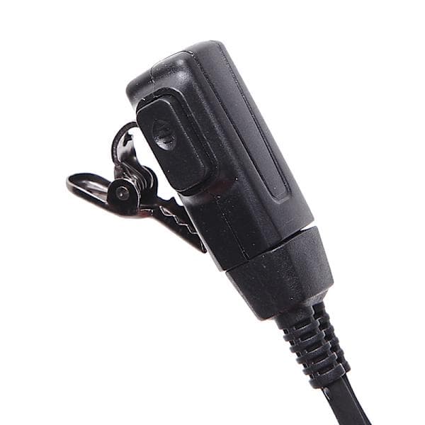 Luftslange øresnegl headset mikrofon til Baofeng UV- Sort One size
