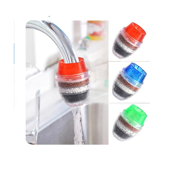 3-pack Kranmonterade Filter Kranvattenfilter Rening