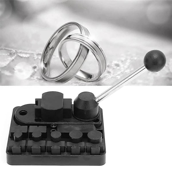 Professionell Ringböjare Ringtillverkningsverktyg Multifunktionella Smyckenverktyg Ring Ringböjningsverktygssats svart
