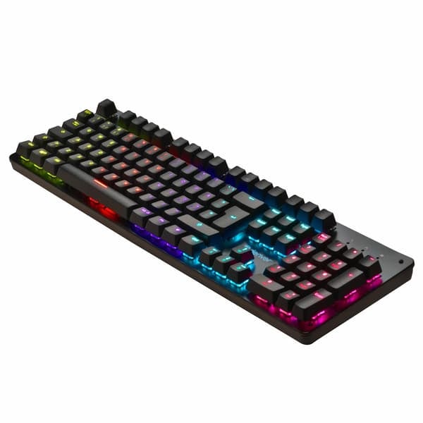 TS-Denver GKK-330 gaming keyboard with mechanical switches and RGB lighting – Nordic layout