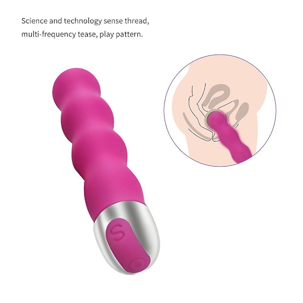 Ohpa O6459-1 Vibratorstav 12 Vibrationsindstillinger Silikone Vandtæt Støjsvag Massager Legetøj 13,9x2,2 Cm