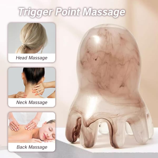 2 Pcs Head Massager Tool - Head Massager & Acupressure Massager for Deep Relaxation