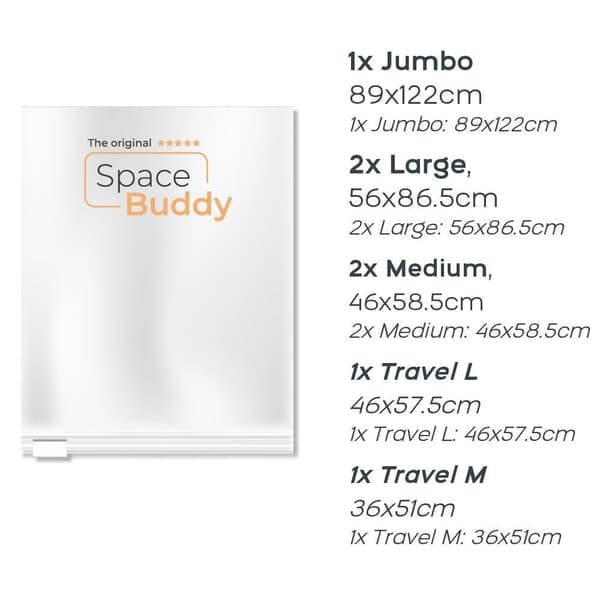 TS-Space Buddy Vakuumpåsar 7-pack