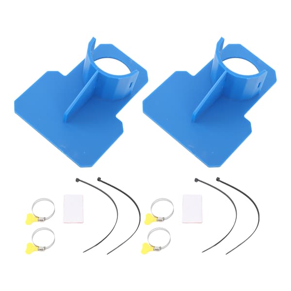 2 Pieces Pool Pipe Holder for Above Ground Pool Hose Support Brackets Above Ground Pool Accessories Blue 0.2
