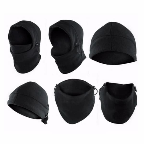 TS-Balaklava / Laskettelumaski Musta Fleece