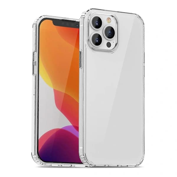 iPhone 13 Pro iPAKY Läpinäkyvä Iskunkestävä TPU + PC Suojakotelo