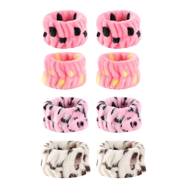 Mikrofiberarmband för ansiktsrengöring, absorberande handledsband för kvinnor och flickor, förhindrar att vätska rinner nerför armarna
