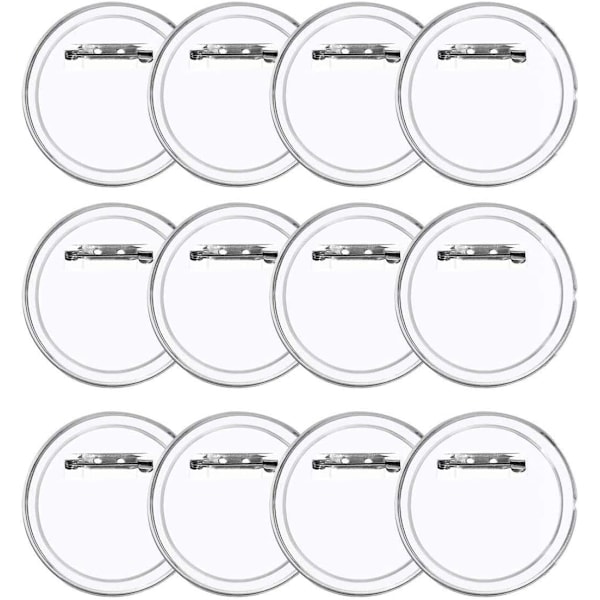 36 st DIY Anpassningsbara Knappar 44mm Nål för Handgjorda DIY-Projekt (36 st)-