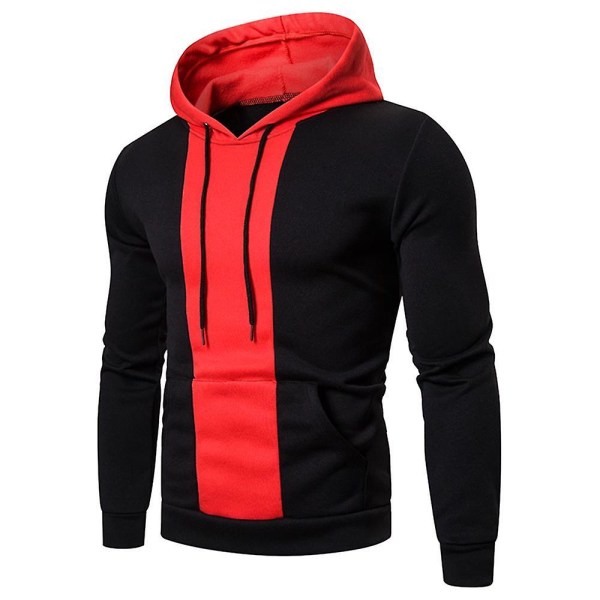 Färgsvart Sport Casual Sweatshirt för män Black 3XL