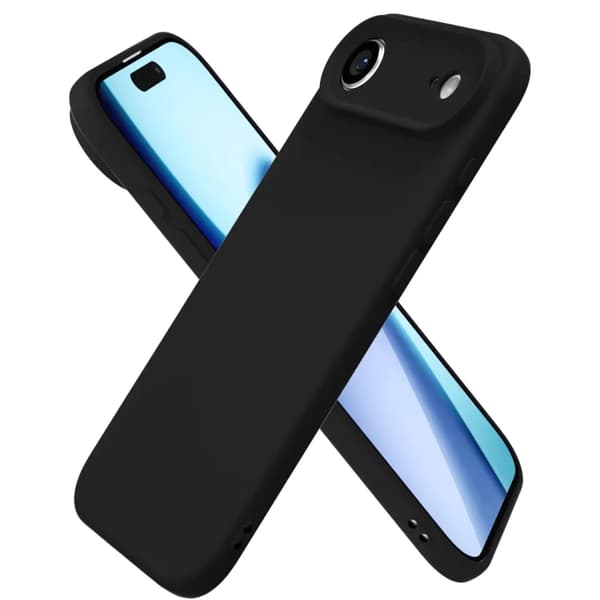 iPhone 17 Air Mat Sort med Ekstra Kamerabeskyttelse