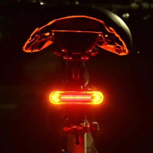 Bike Light with Automatic Brake Light Remote Control Fits All Road Bikes