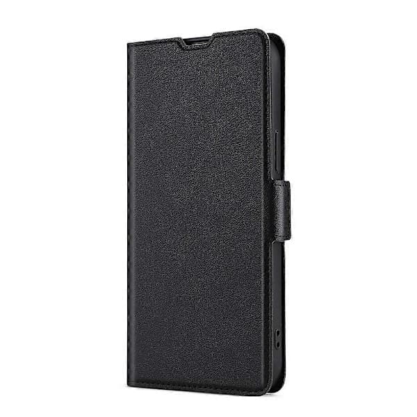 For iPhone 14 Pro Max Ultratynt Lærdeksel med Sidespenne