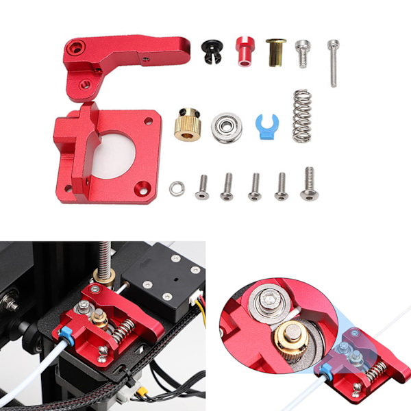 Extruder för Ender 3 3D-skrivare, aluminiumdrivmatning Bowden-extrudrar, uppgraderingskit för Ender 3, Ender 3 Pro, Ender 3 V2, Ender 3 Max, C