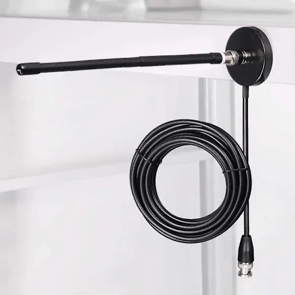 CB-radio Blød Piskantenne 27MHz 100cm PL259 BNC Magnetisk Base