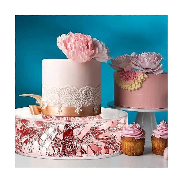Acrylic Cake Tray Round Cake Tray DIY Cake Refillable Disc Base Clear Cake Stand