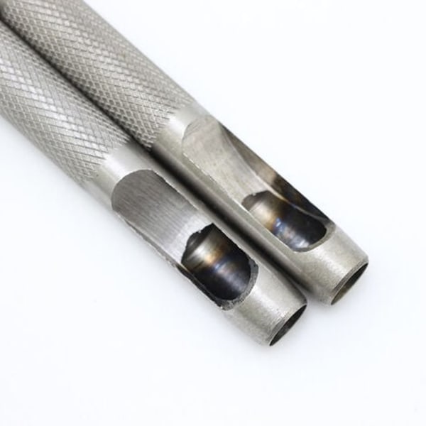 TS-Set med 5 Hålstansar/Hålverktyg/Stansar 2/3/4/6/8mm - Hålstans för att Göra Hål - Bälte/Läder/Kork/Tyg/BH