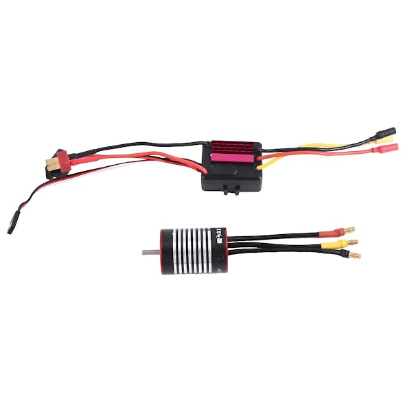 TS-Vedenpitävä 2838 3200kv Harjaton Moottori 30a Esc Yhdistelmäsetti 1/8 1/10 1/12 Rc Crawler Auto Kuorma-autolle