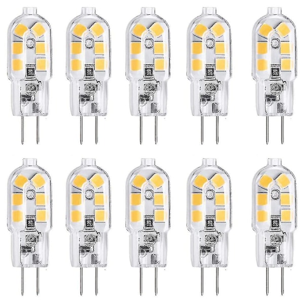 20W Halogenlampor Ersättning G4 Bas 12 Volt G4 LED Lampor Pack om 10