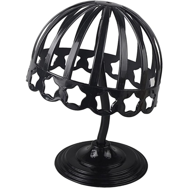 Plast Baby Hatt Perukställ 52cm Svart - Perfet