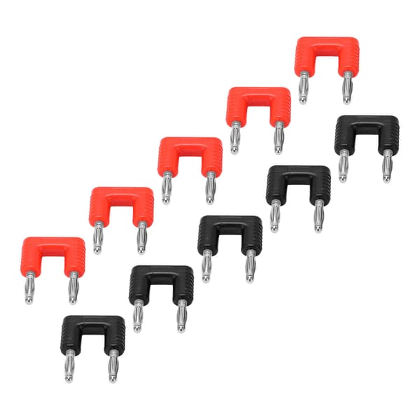 5-pack J20004 Double Banana Plug Professional 2-Way Speaker Banana Plug for Speaker Cable