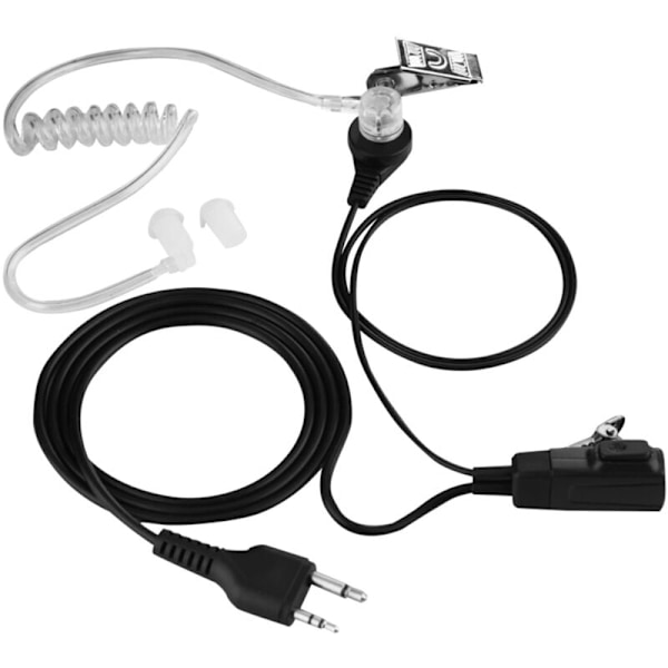 Transparent Hörlur med Mikrofon för Midland Walkie Talkie Radio Headset