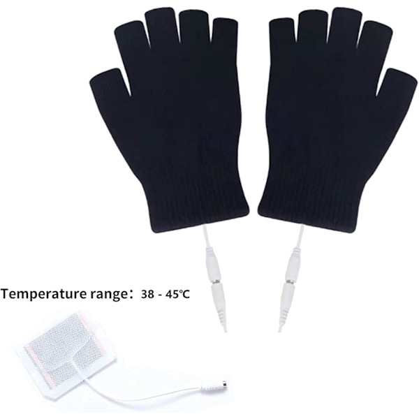 USB-uppvärmda handskar, vintervärmehandskar, USB-värme