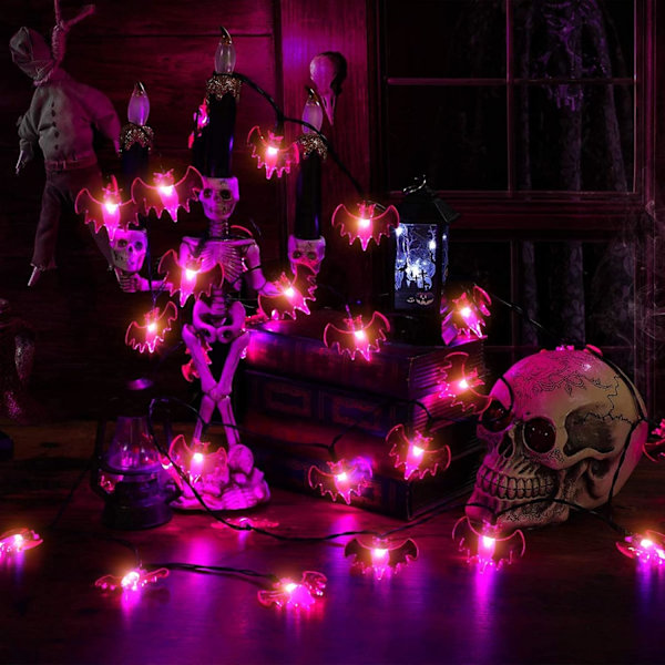 Halloween Light String, 3M 20 LED Bat String Lights, Halloween Decoration