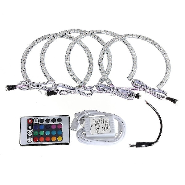 Angel Eyes Set Xenon Strålkastare RGB Positionsljusringar Halo Ring För E36 E38 E39 E46 3 5 7-serien - Perfekt