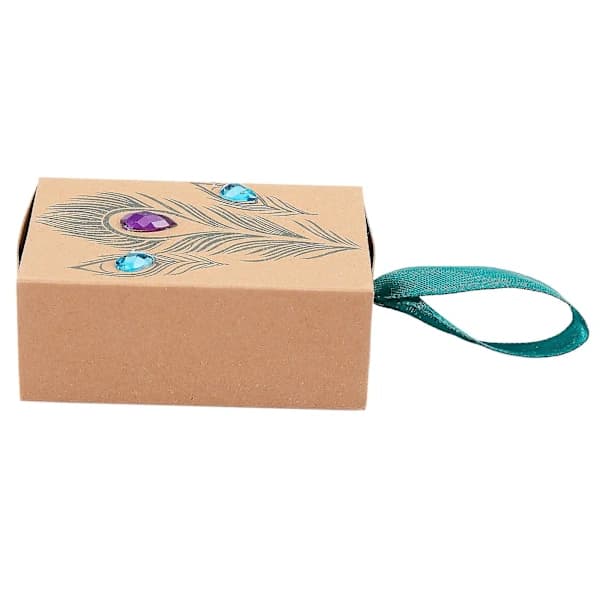 Er Box Bryllup Kunstig Rhinest Boks