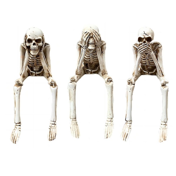 TS-3kpl Halloween Aave Kallo Hartsi Koriste Karmiva Rekvisiitta Halloween Koristelu Sisä- ja Ulkotiloihin Kauhu