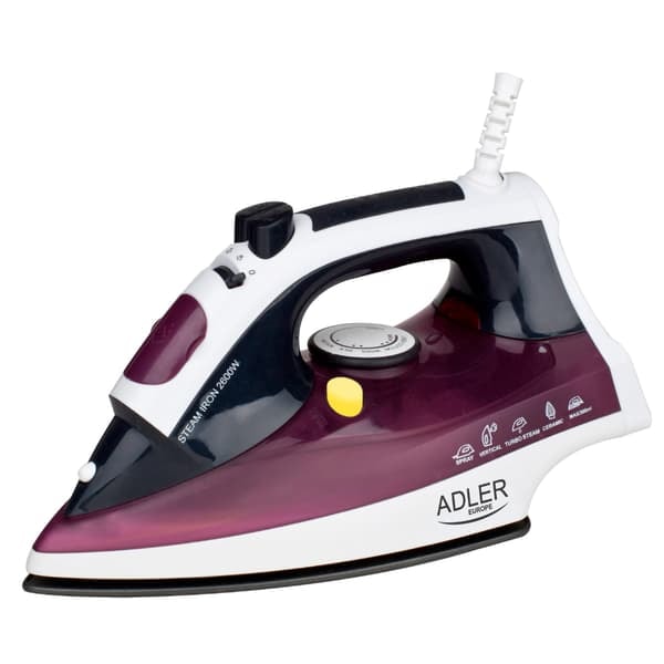 TS Steam Iron with Maximum Power of 3000W and Stainless Steel Soleplate