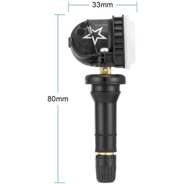 4 st Bil TPMS Däcktryckssensor 13598771 13598772 För Buick För Cadillac För Chevy Däcktrycksövervakningssystem Sensor