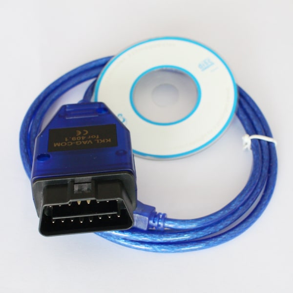 VAG-COM USB-kabel 409.1 OBD2 II OBD Diagnostiskt Verktyg Skanner för VW/Audi/Seat VCDS Bil Auto Bil Feldetektering Gränssnitt 1 PCS