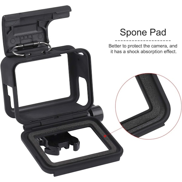 Rammehus for GoPro Hero7/(2018)/6/5 E