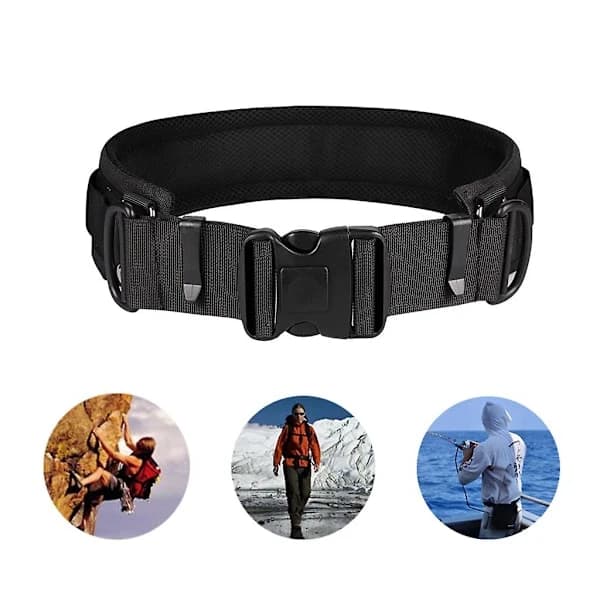 Midjebelte med krok for SLR/DSLR-kameraer, multifunksjonell spenne