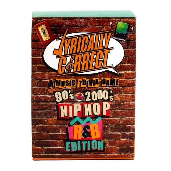 90- ja 2000-luvun hiphop- ja R&B-musiikkitietovisa korttipeli lelu aikuisille ja lapsille, uutuus