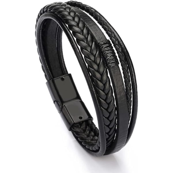 Läderarmband Herr Nytt med magnetlås kohud - Perfekt