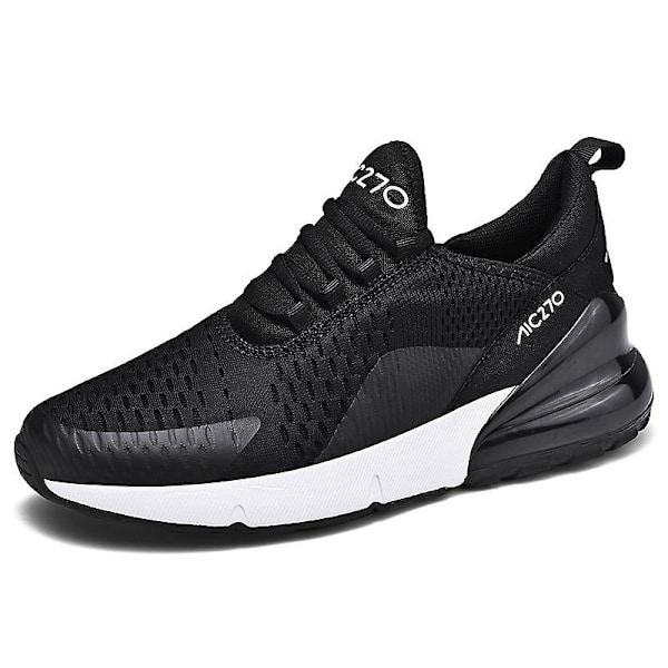 Sportlöparskor Andningsbara Sneakers Universal BlackWhite 44