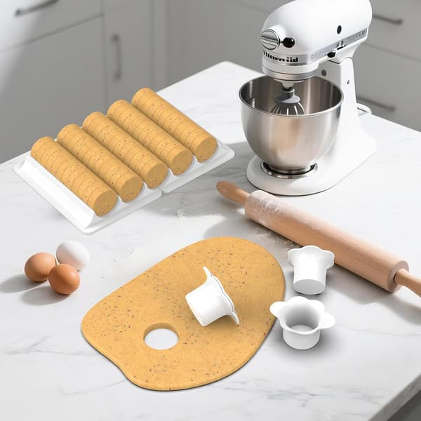 Cake Pop Cutter and Press with Tray - Circle Cake Pop Mold Set | Not 3D Printed | 1.75\" Size | High Capacity Double Cavity Cake Pop Tray | Smooth