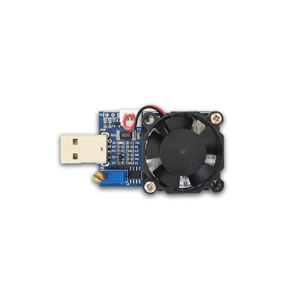 TS-15w USB Elektronisk Lastmodul Justerbar Konstant Strøm Elektronisk Laster Aldringsutlader Inte