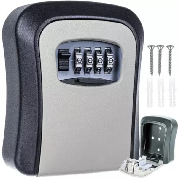 Key Cabinet with Code Lock – Wall-Mounted Key Hider 1-Pack 1-Pack