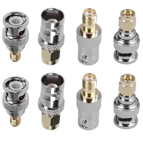 TS-Sma Till Bnc Kit Rf Koaxial Adapter Hane Hona Kontakt 4 Delar
