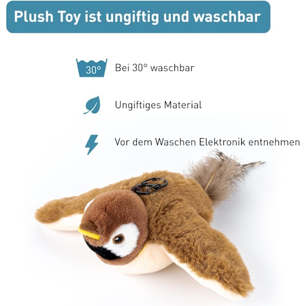 /#/Sparrow Mobil Interaktiv Elektrisk Kattleksak med Kattmynta Kattleksak/C/#/
