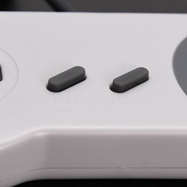 Wired SNES Game Controllers Pack, SNES Controller Fully Compatible with Original SNES/SFC - [Plug and Play] (Grey/Purple) Purple Purple